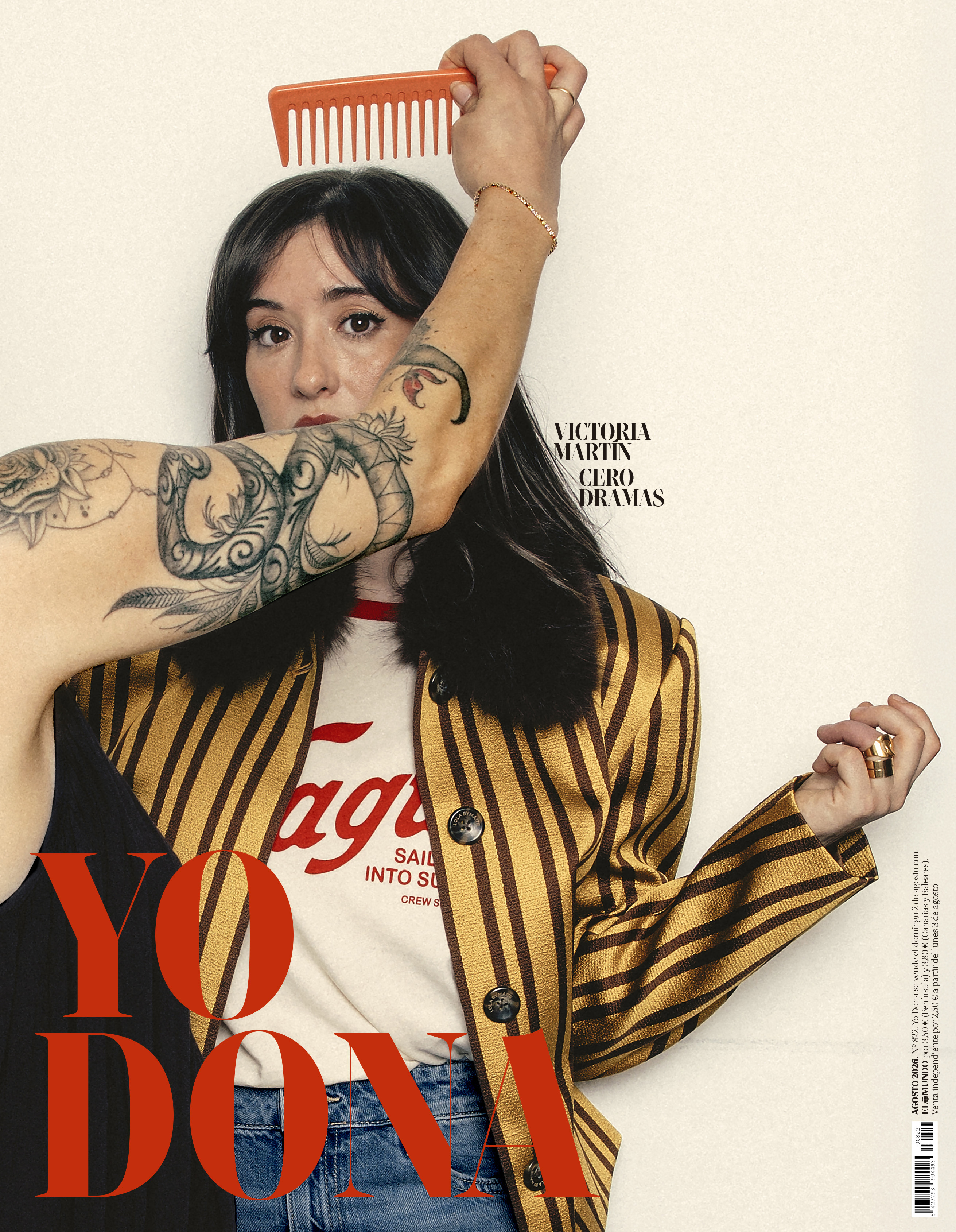 Yo Dona vuelve este domingo al kiosco con Victoria Martín, la creadora de la serie del verano, 'Se tiene que morir mucha gente', en portada