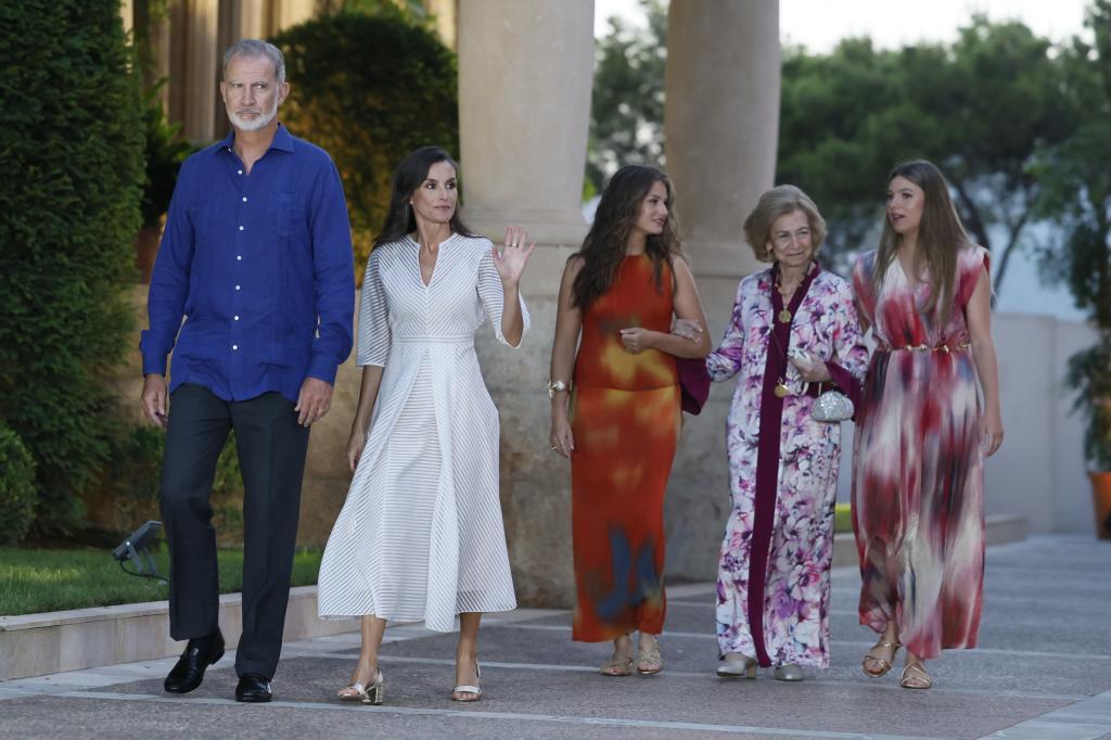 La preocupación por Ceuta acapara la recepción de la Familia Real en Marivent