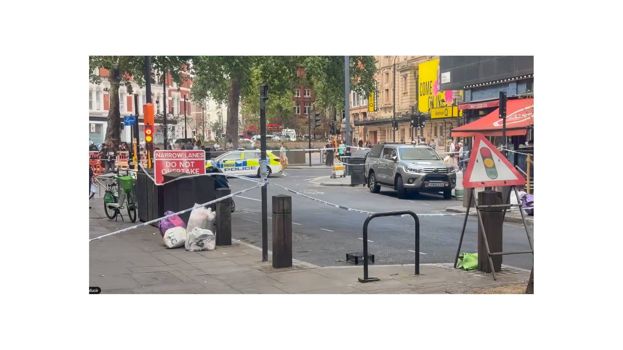 Una mujer detenida tras el apuñalamiento de cuatro personas cerca de Covent Garden