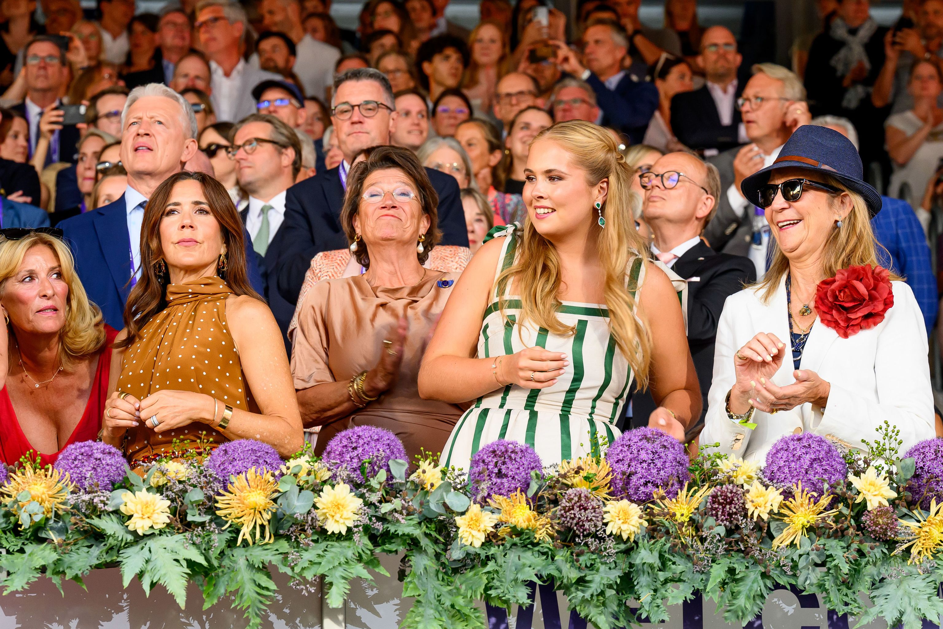 Cumbre de la realeza, con la princesa heredera Amalia de Holanda y la Infanta Elena incluidas, en un evento ecuestre
