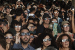 El eclipse solar deja 101 atenciones médicas en Madrid por afecciones oculares y mareos