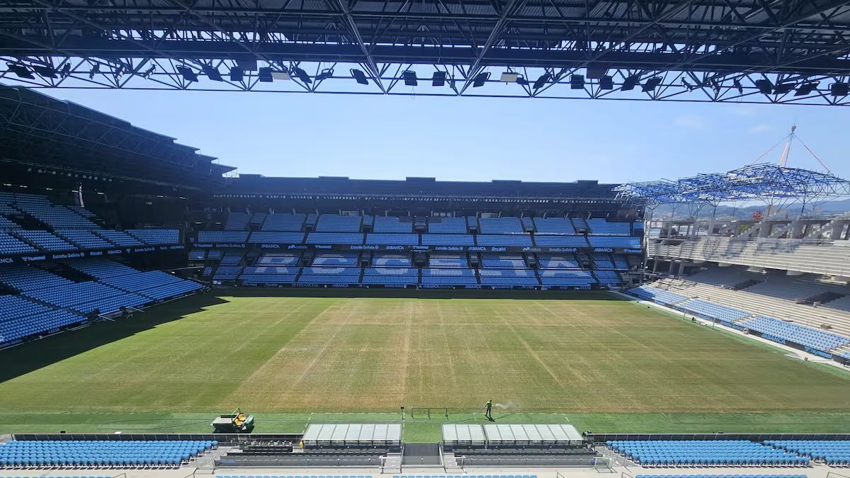 Un hongo en el césped obliga a aplazar el Celta- Osasuna
