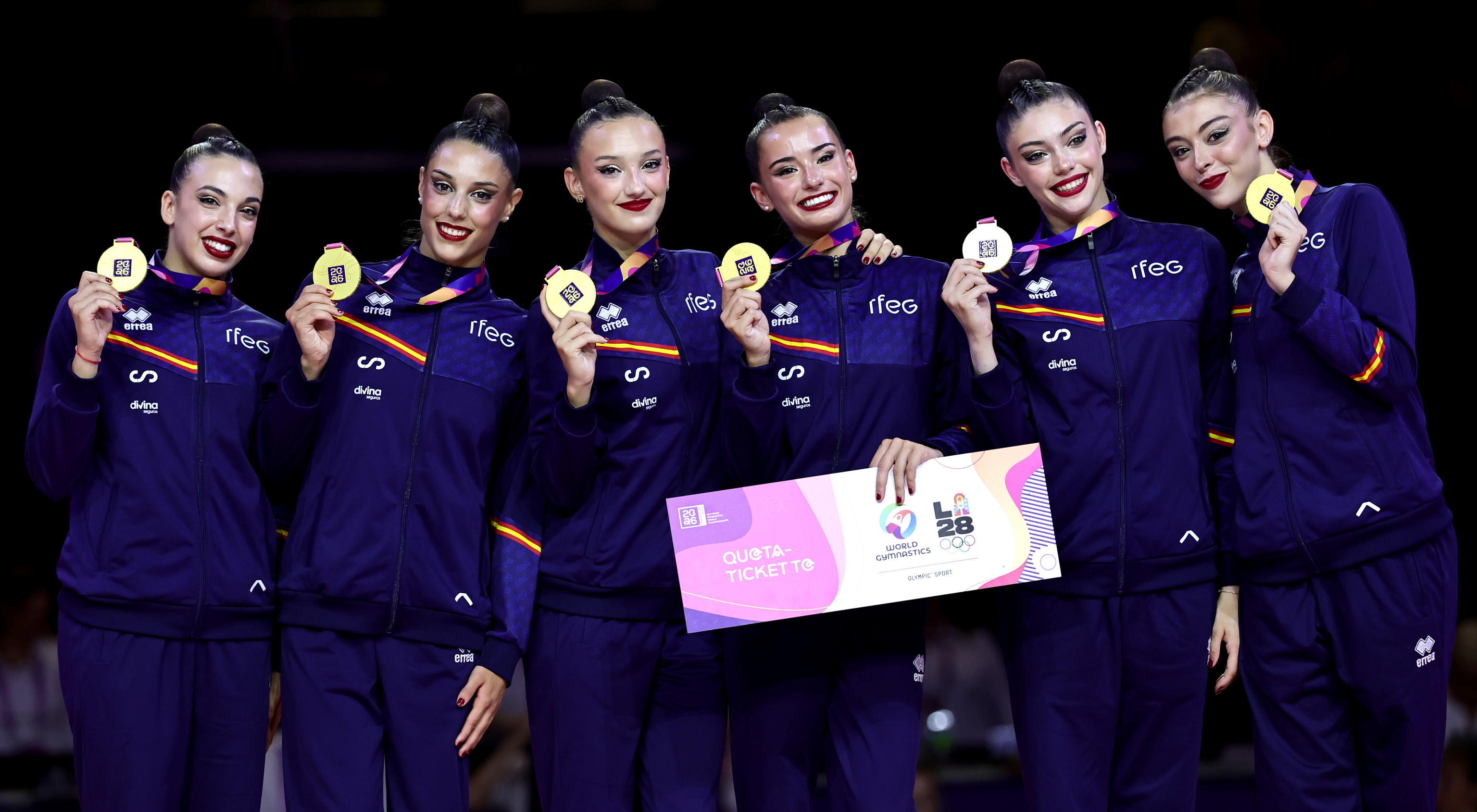 España es de oro en gimnasia rítmica: campeona del mundo y con billete para Los Ángeles 2028