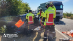 Mueren cuatro jóvenes de entre 18 y 21 años y otro resulta herido grave en un accidente en la N-122 en Zaragoza