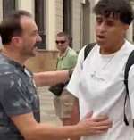 "Vete a tu país": un manifestante agrede a un periodista ceutí que confundió con un migrante durante la protesta por la visita de Elma Saiz