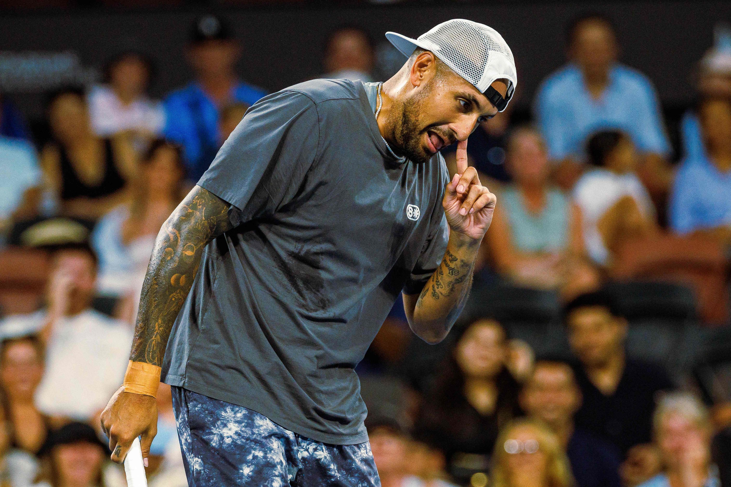 Kyrgios, una carrera marcada por los escándalos: positivo por cocaína, faltas de respeto y gestos obscenos