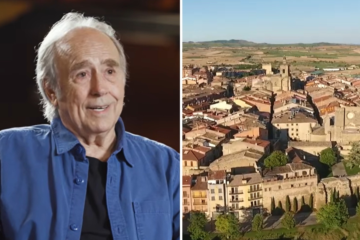 El rincón favorito de Joan Manuel Serrat en España: una ciudad medieval con murallas, viñedos y una tumba renacentista única