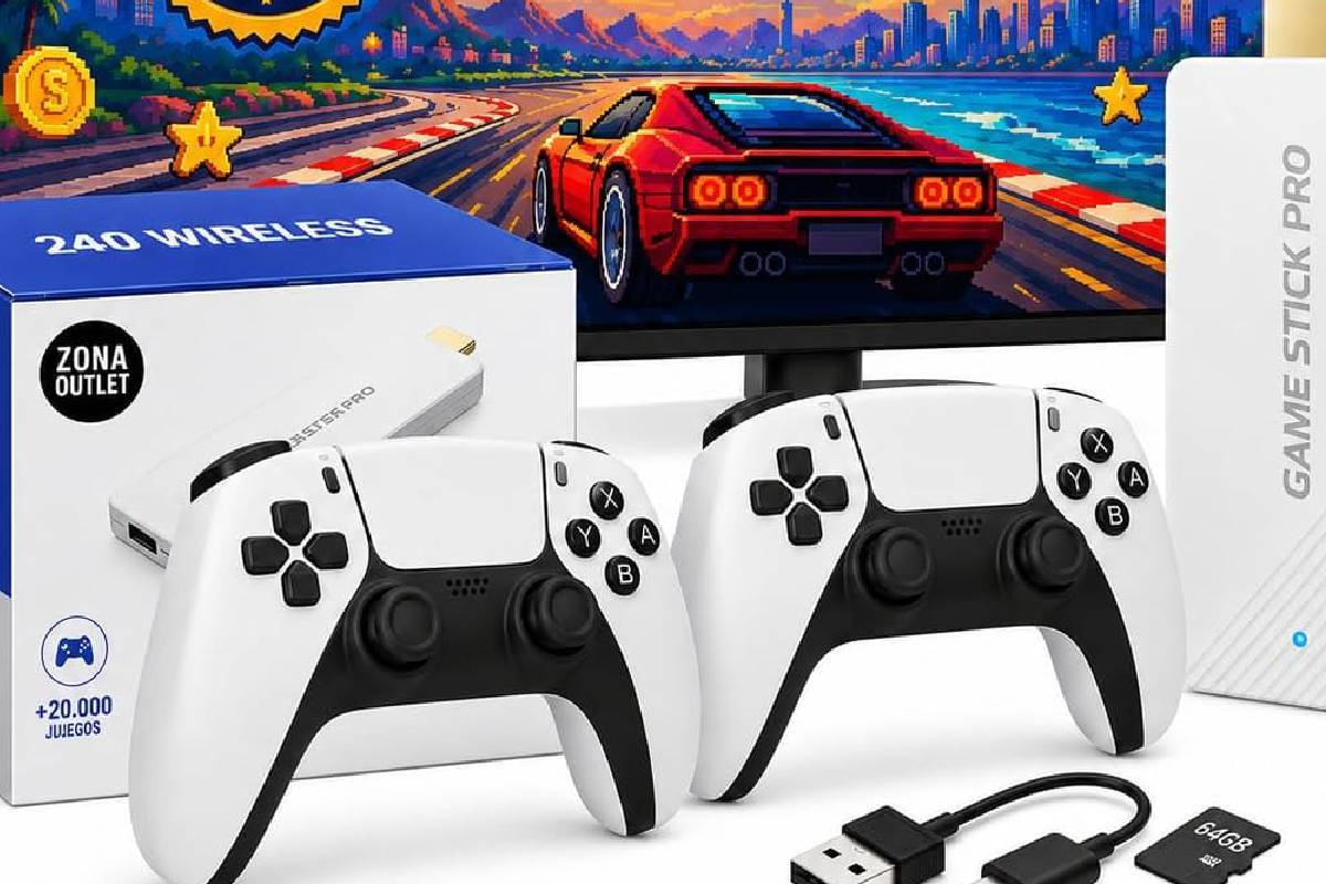 Con esta videoconsola podrás jugar a más 20.000 juegos de todas las épocas por menos de 50 euros