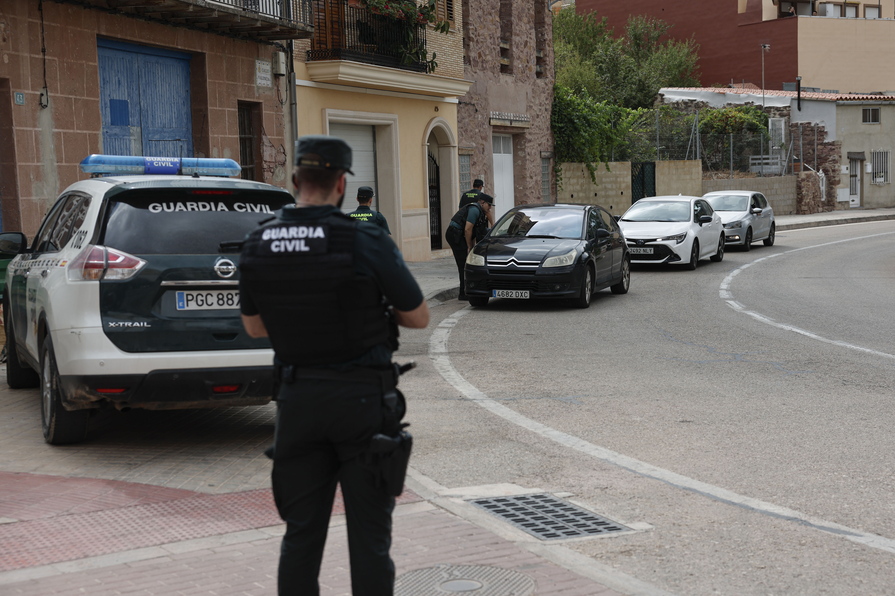 Hallan el cadáver de un hombre en Gátova, sin relación con el incendio ni el desalojo