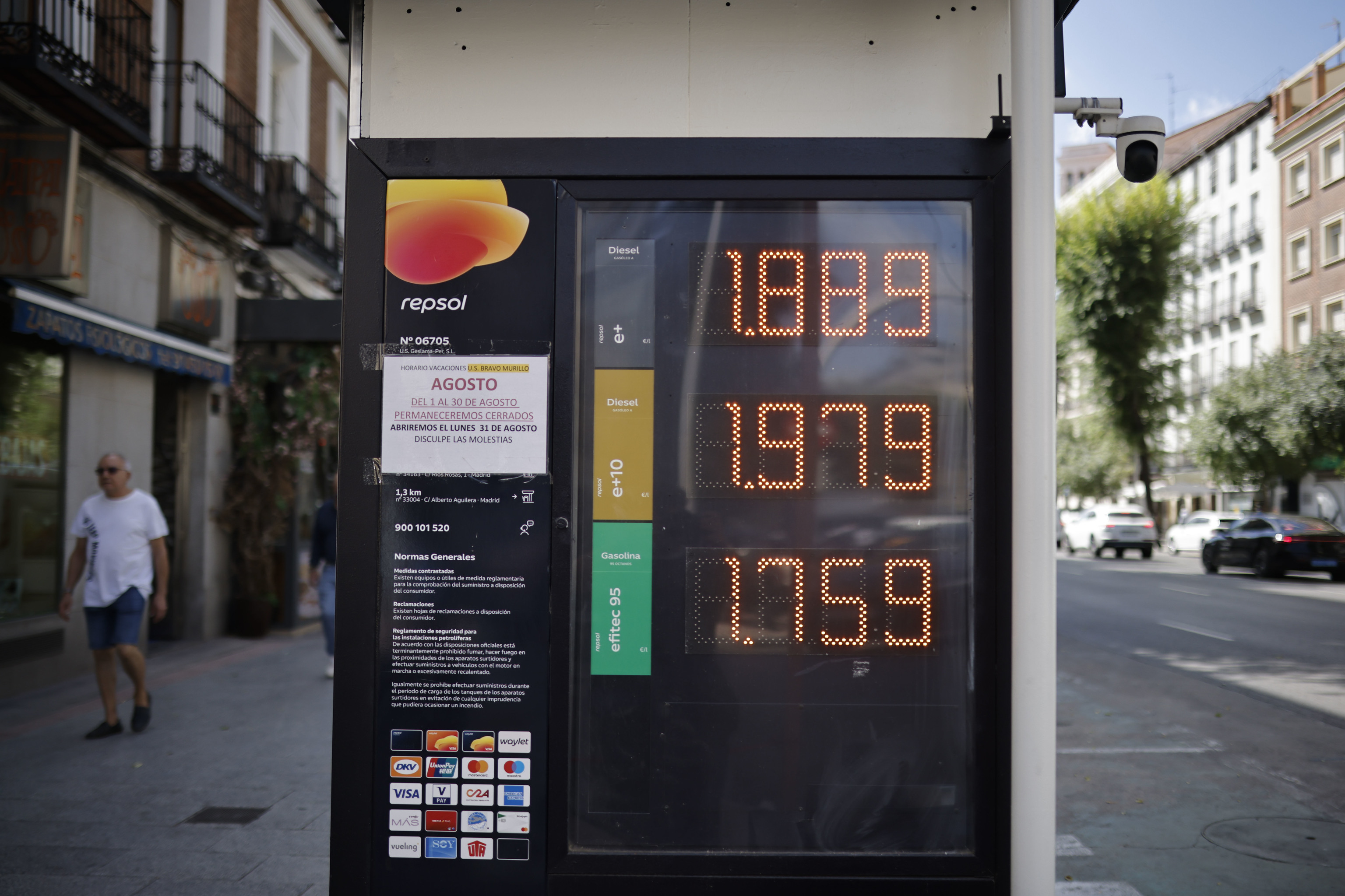 Los carburantes disparan la inflación al 4,3% en agosto, la tasa más alta desde 2023
