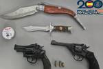 Detenido un hombre en Palma por circular esgrimiendo un arma de fuego y profiriendo amenazas de muerte