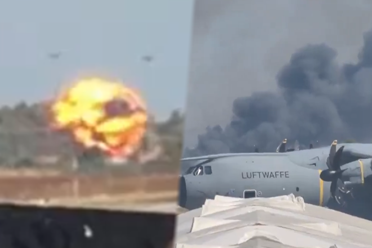 Mueren dos pilotos al estrellarse un caza delante de miles de personas durante una exhibición aérea cerca de Atenas