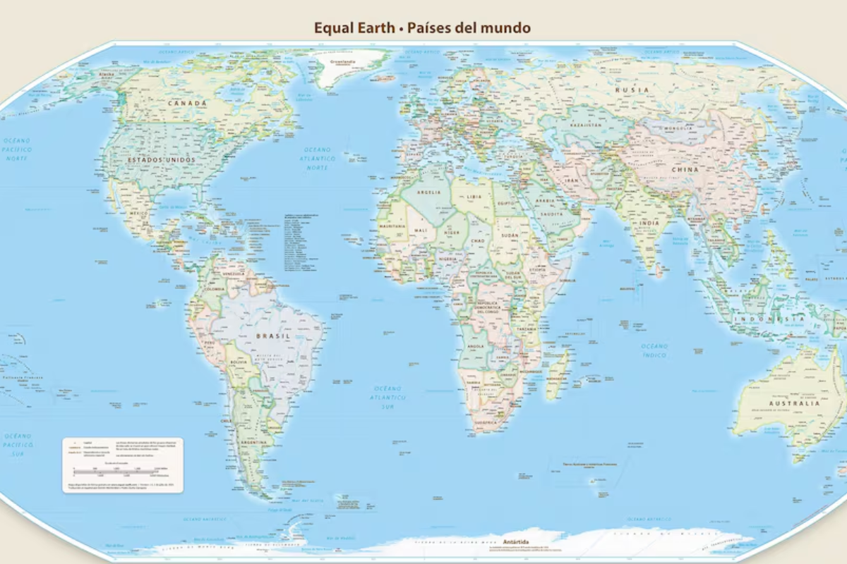España se agranda en el nuevo mapa de la ONU frente al rechazo solitario de Trump por el encogimiento de EEUU