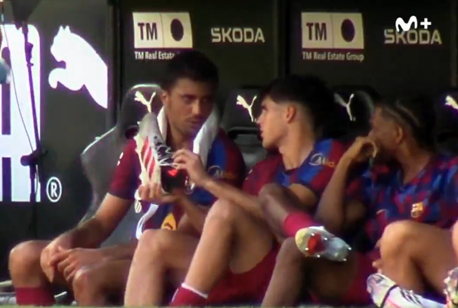 Rodri, pillado en el banquillo de Mestalla criticando al Valencia: "Son flojísimos", "malísimos"