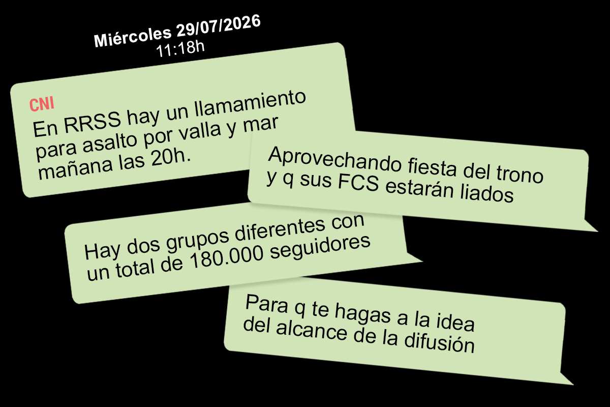 Todos los cuerpos del Estado alertaron al Gobierno de la "entrada masiva" a Ceuta y "con las autoridades distraídas"