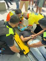 Agreden a un concejal de Vox en Sant Cugat mientras estaba en una carpa del partido