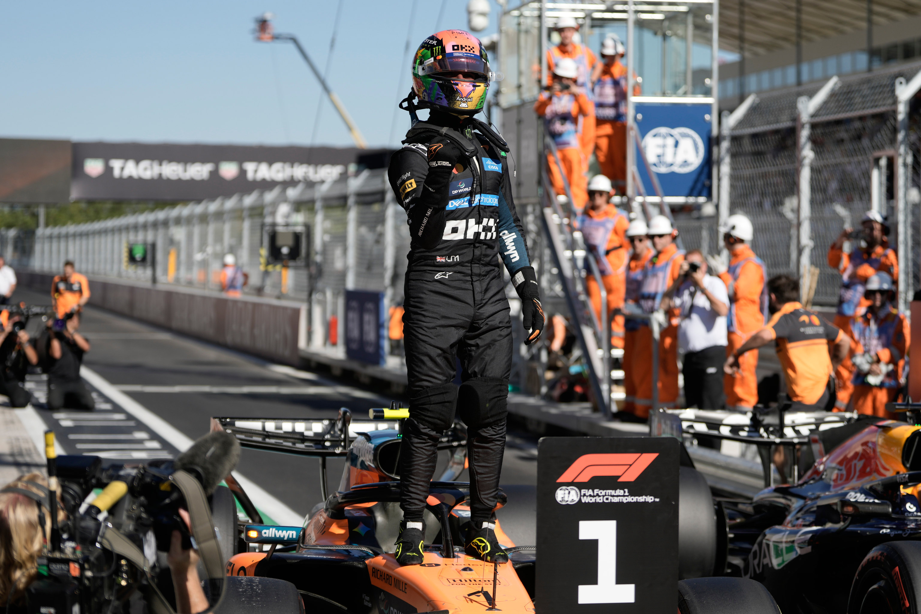 Desastre español y 'vueltón' de Lando Norris para lograr la primera 'pole' de Madring: Sainz y Alonso, eliminados en la Q1