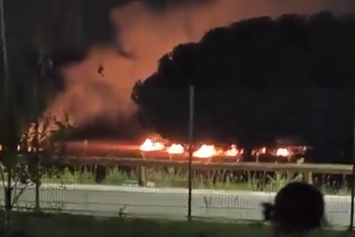 Cuatro heridos leves tras un incidente durante los fuegos artificiales de Fuenlabrada