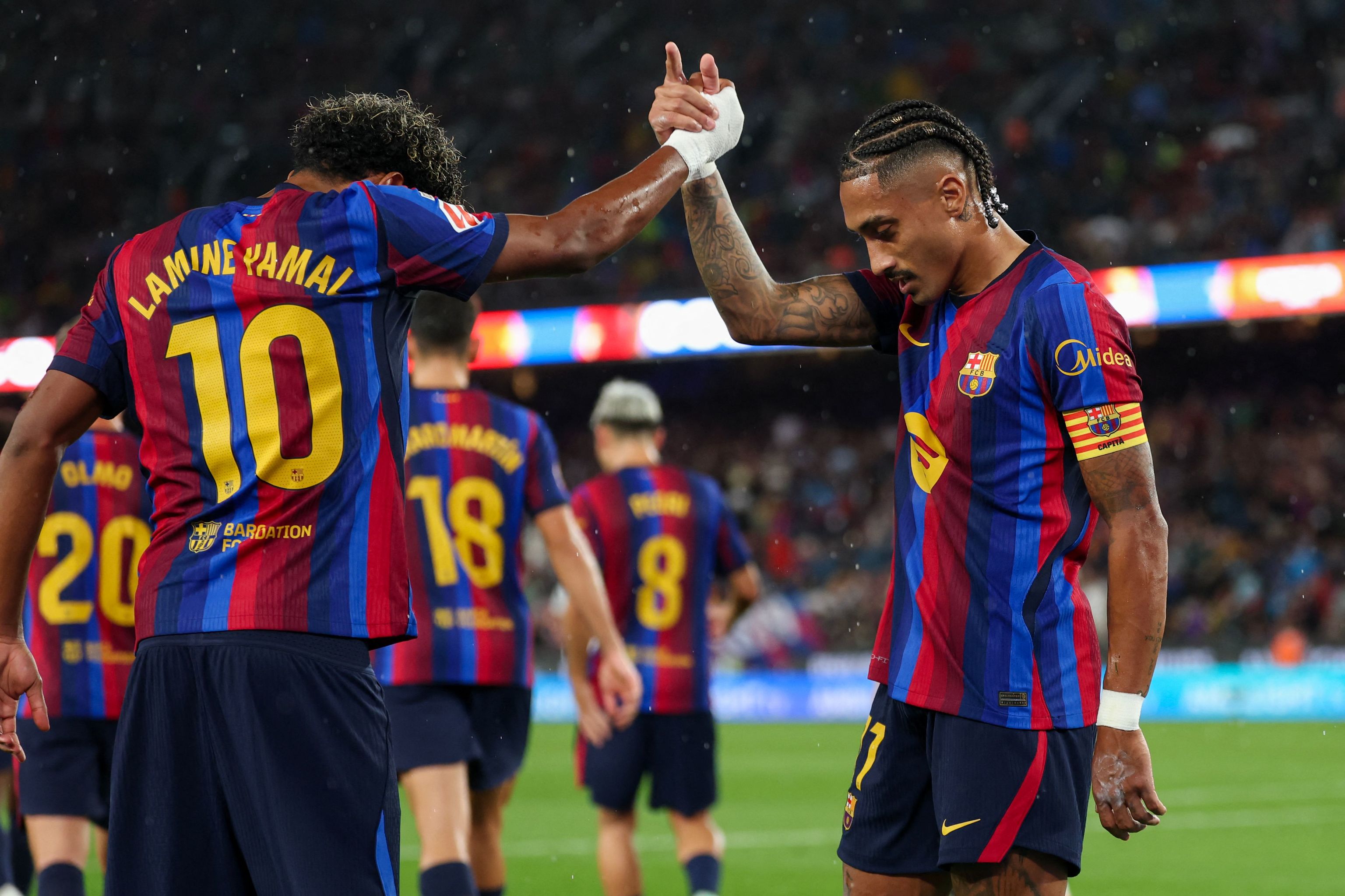 El Barça firma su mejor arranque goleador en la Liga