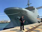 El 'Poseidón' ya está en el agua: "vanguardia" de la Armada con un robot que desciende a 6.000 metros y espacio para el minisubmarino OTAN