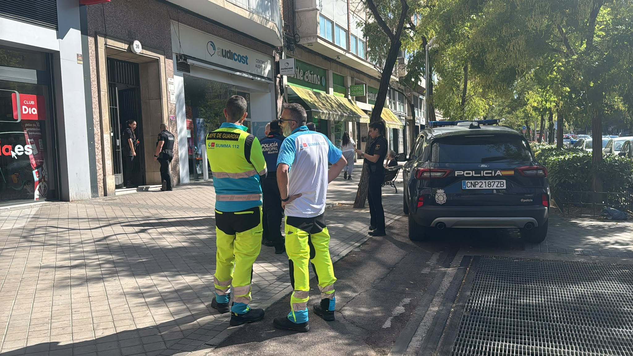 Detenido un hombre de 85 años por estrangular presuntamente a su exnuera cuando trataba de echarla de su casa en Madrid