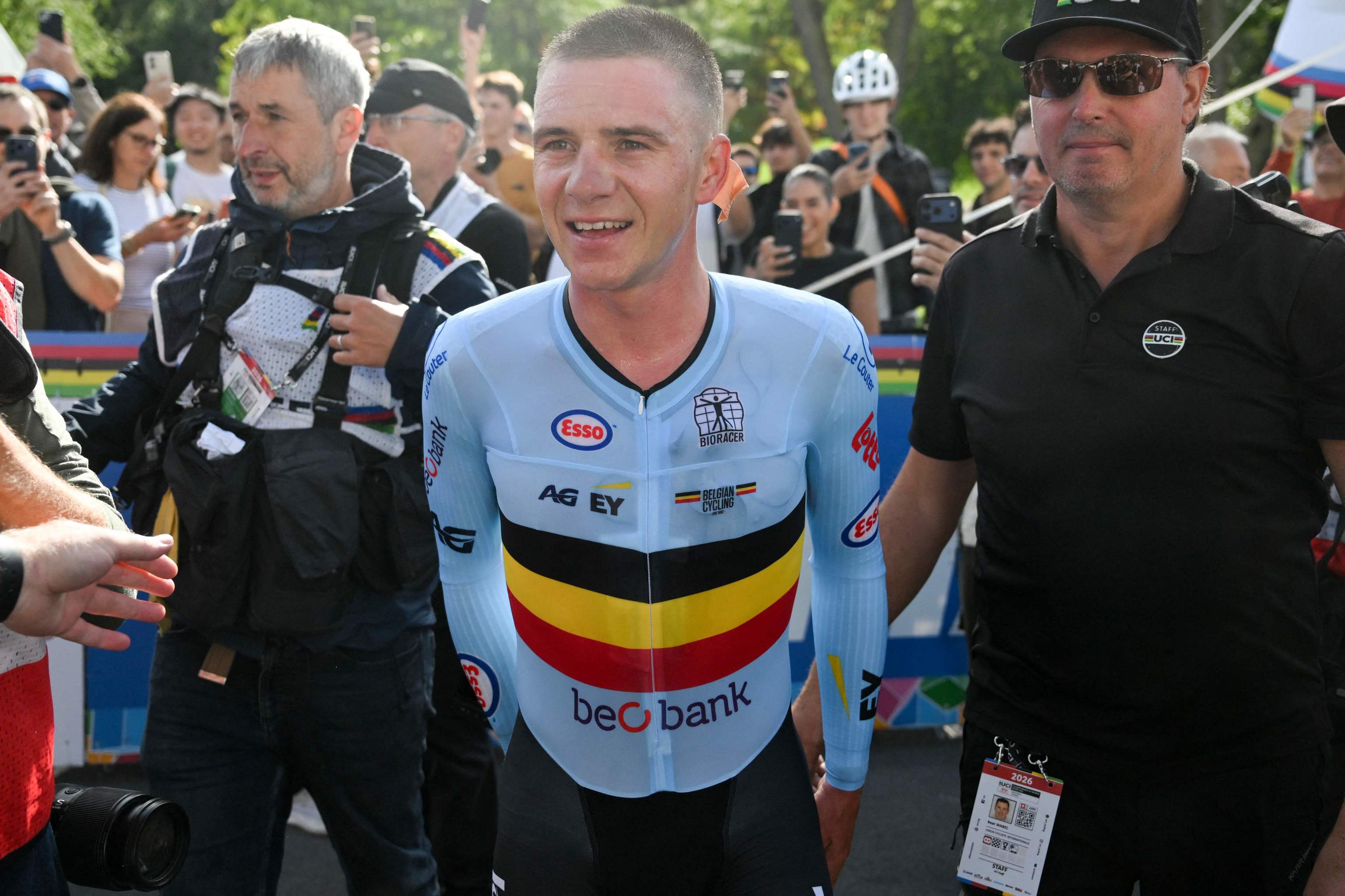 Evenepoel revalida su arcoíris y es por cuarta vez consecutiva campeón mundial contrarreloj