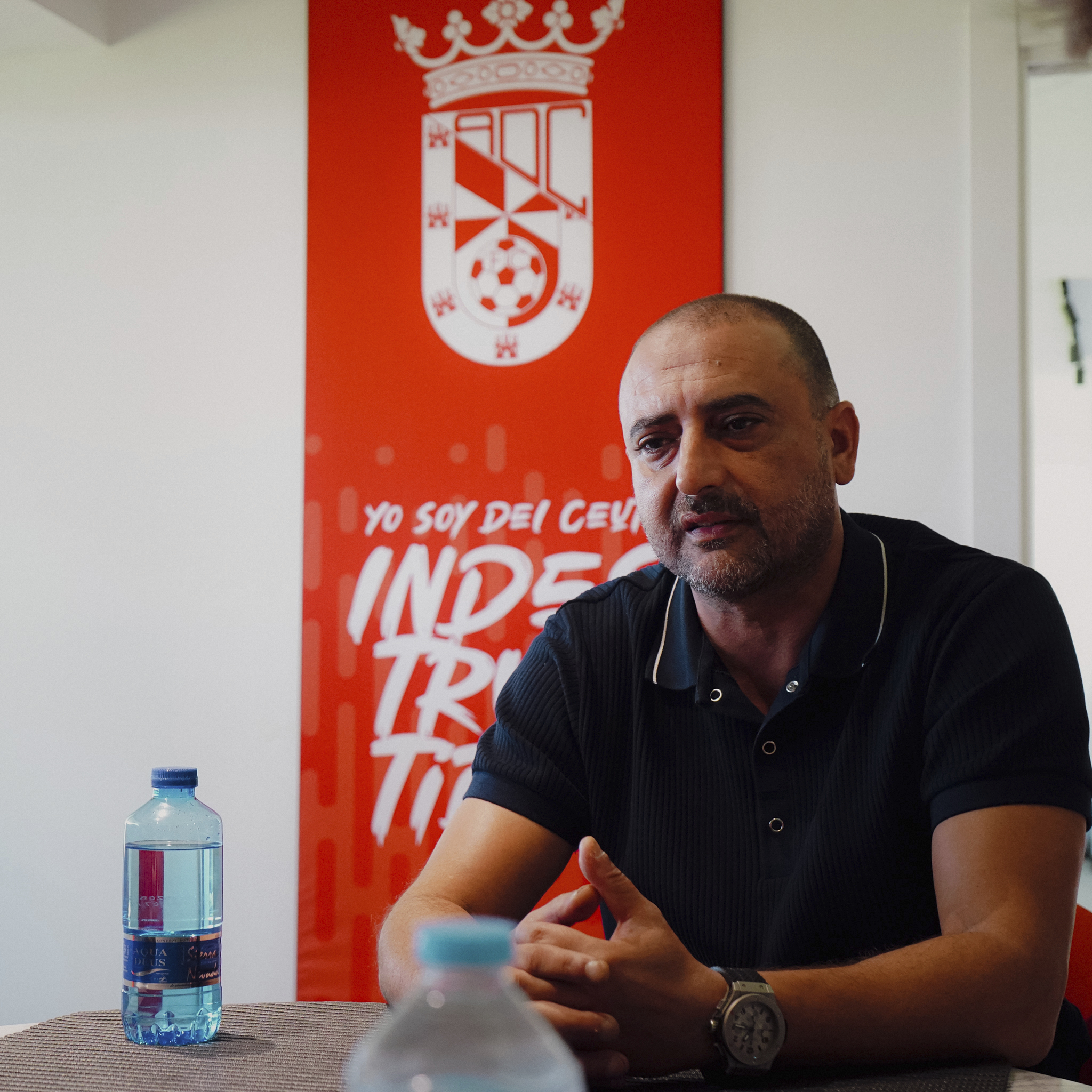 Luhay Hamido, el ex 'gran hermano' que sostiene el fútbol en Ceuta: "El club y el Murube son un templo de unión"
