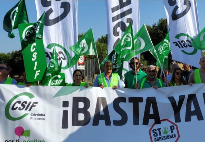 CSIF boicotea los actos de la patrona de Instituciones Penitenciarias en protesta por la situación de los funcionarios de prisiones