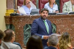 López Miras establece las partidas presupuestarias como límite para acordar con Vox los presupuestos: "Intentan imponer su programa"