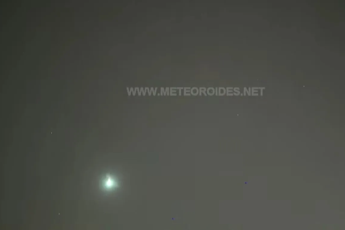 Registran dos bolas de fuego sobre el golfo de Cádiz y frente a la costa marroquí