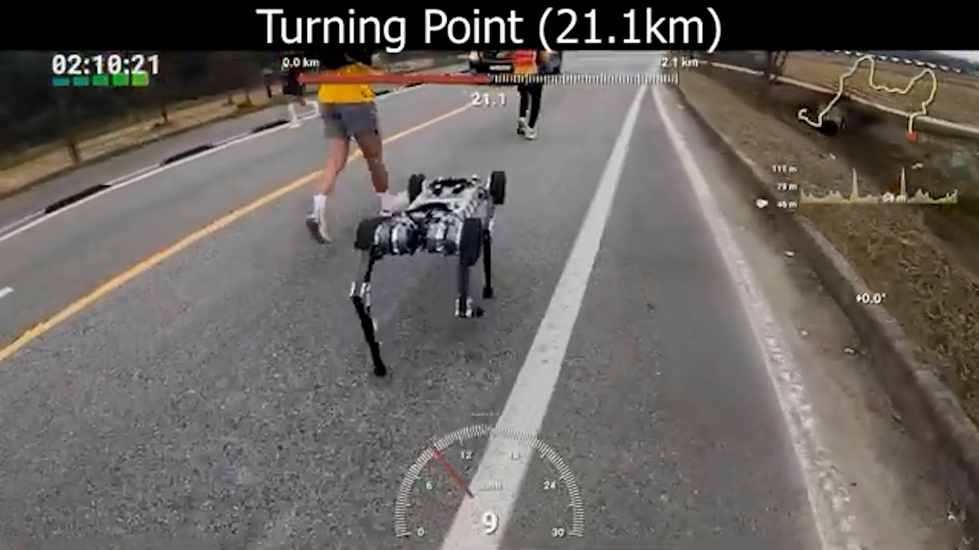 RAIBO2, el robot que recorre los 42 kilómetros de un maratón sin recargar la batería
