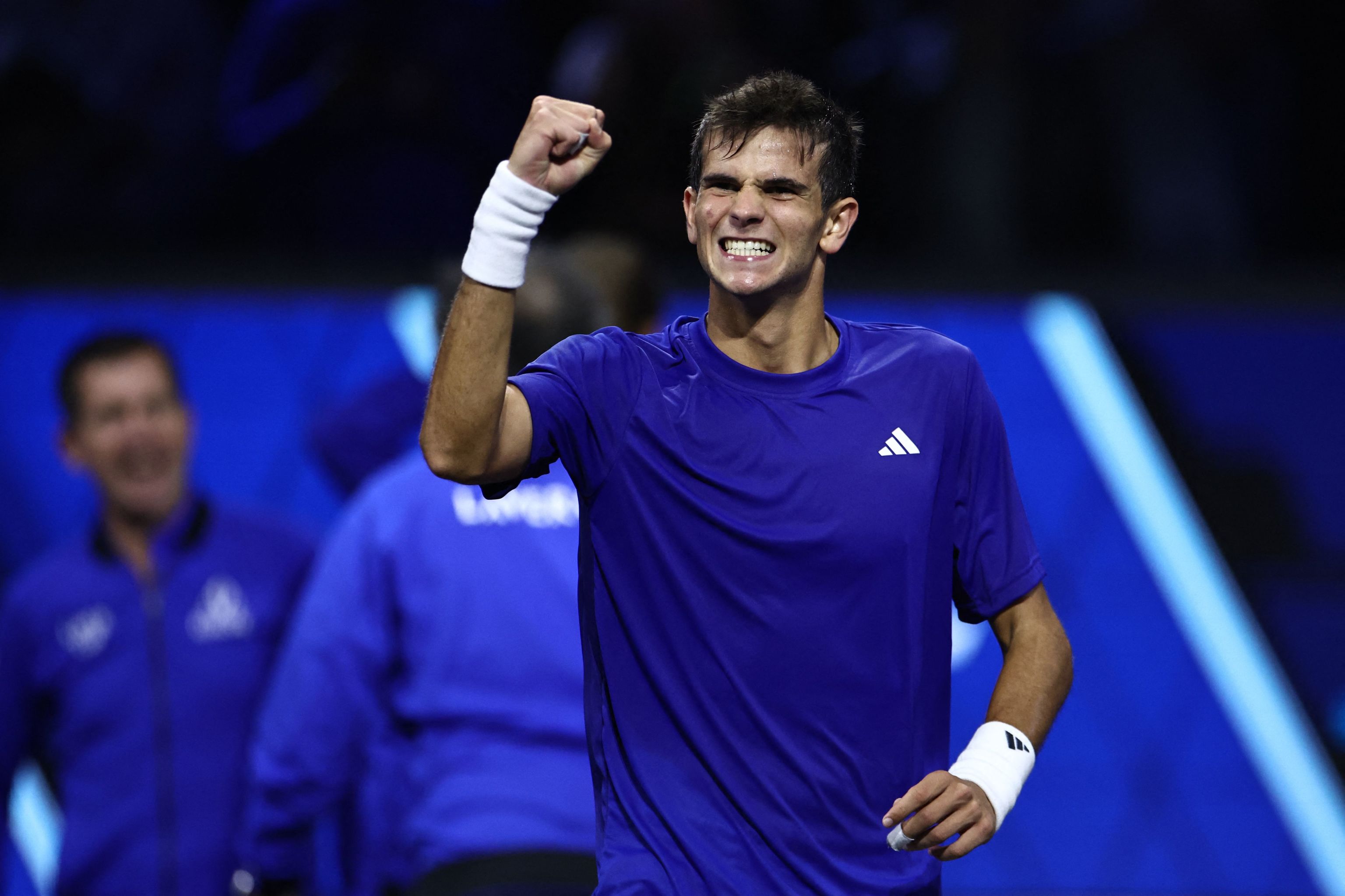 Rafa Jódar se olvida del US Open con una victoria de mérito en la pachanga de la Laver Cup