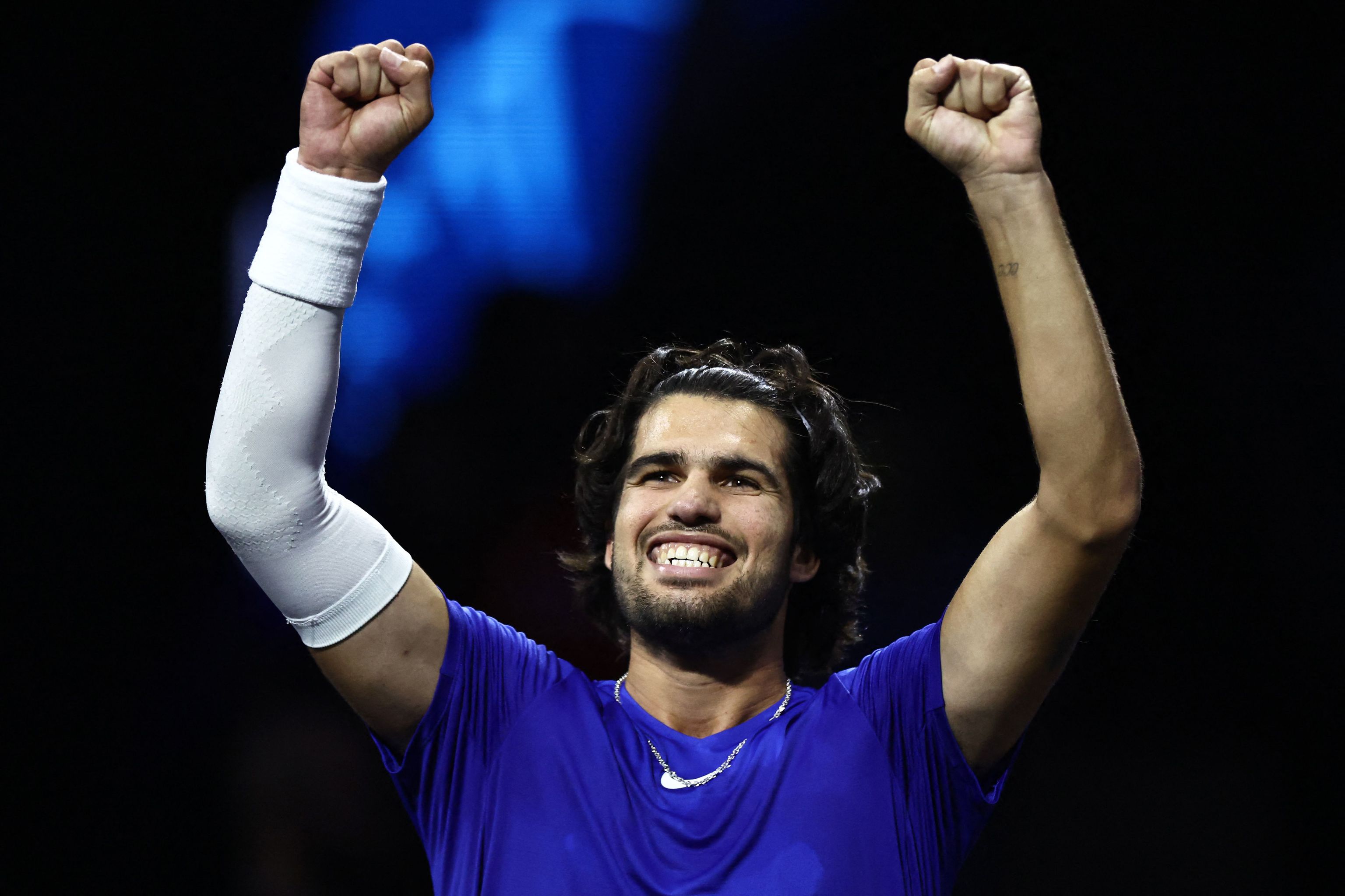 Alcaraz, un maestro en la Laver Cup: "Hablo mucho y no sé si ayudo a mi compañero"