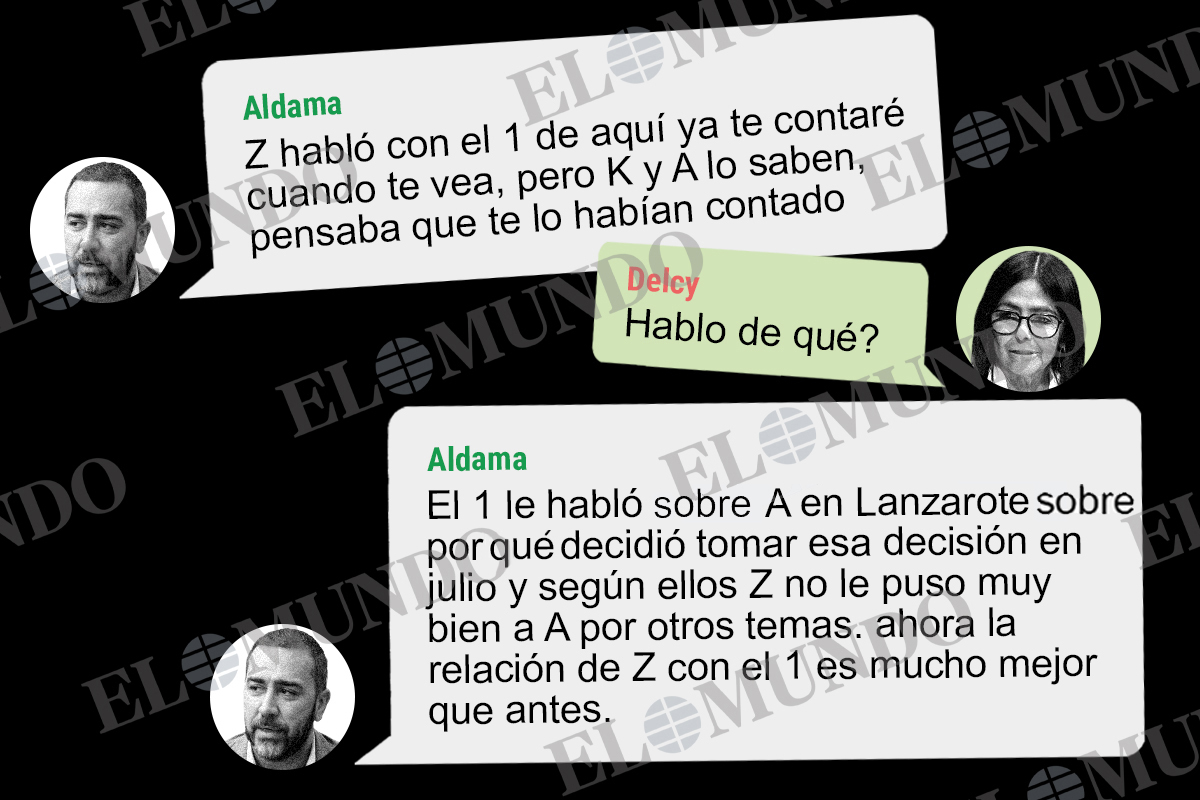 Delcy recibió información privilegiada del Gobierno de Sánchez y de su amigo Zapatero: "La relación de Z con el 1 es mucho mejor que antes"