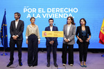 Sumar contraprograma a Moncloa con un acto propio y pide a los acampados mantener la presión para aprobar la renovación automática de los alquileres