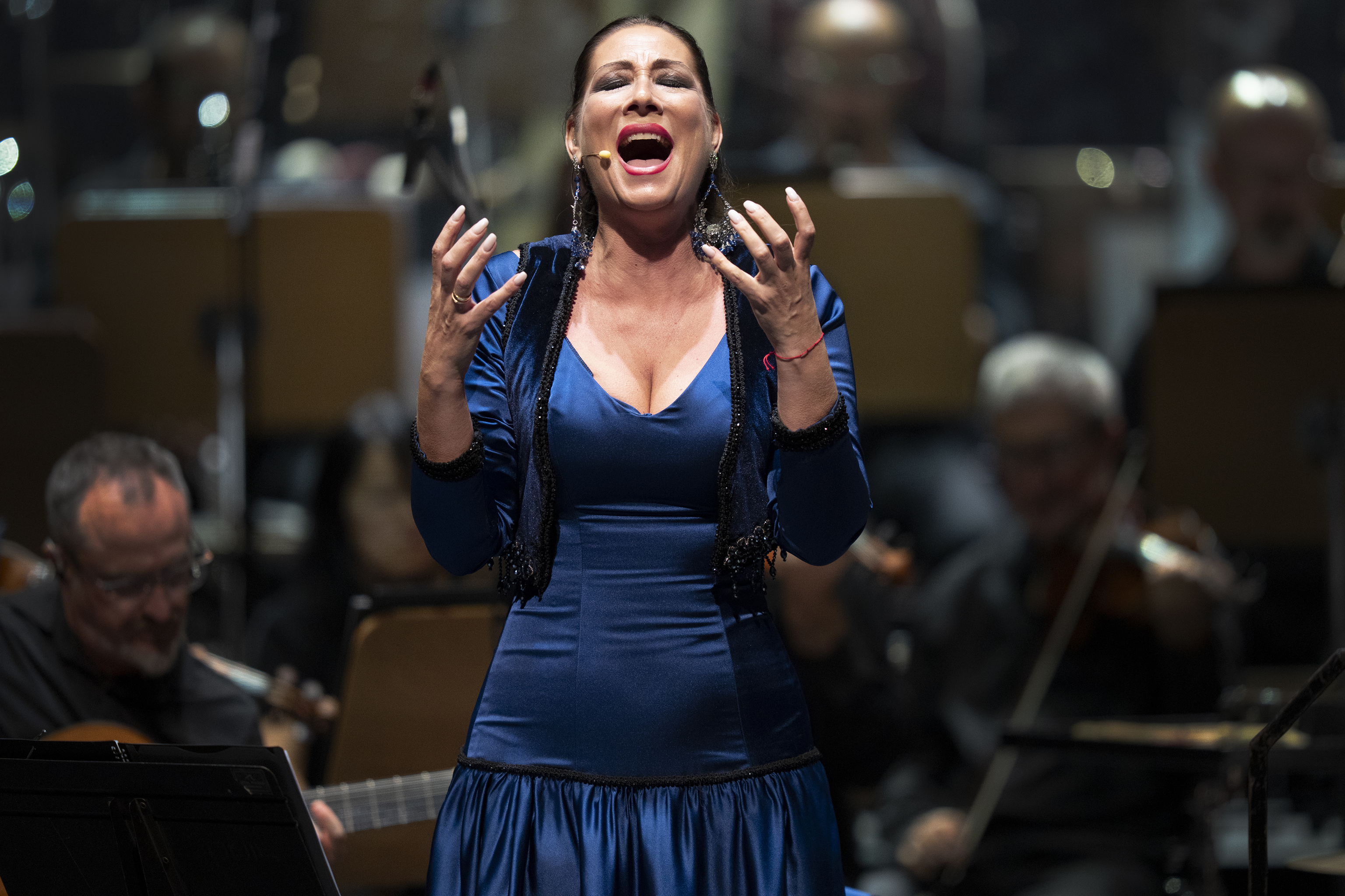 Marina Heredia ofreció un doble concierto con resultado desigual