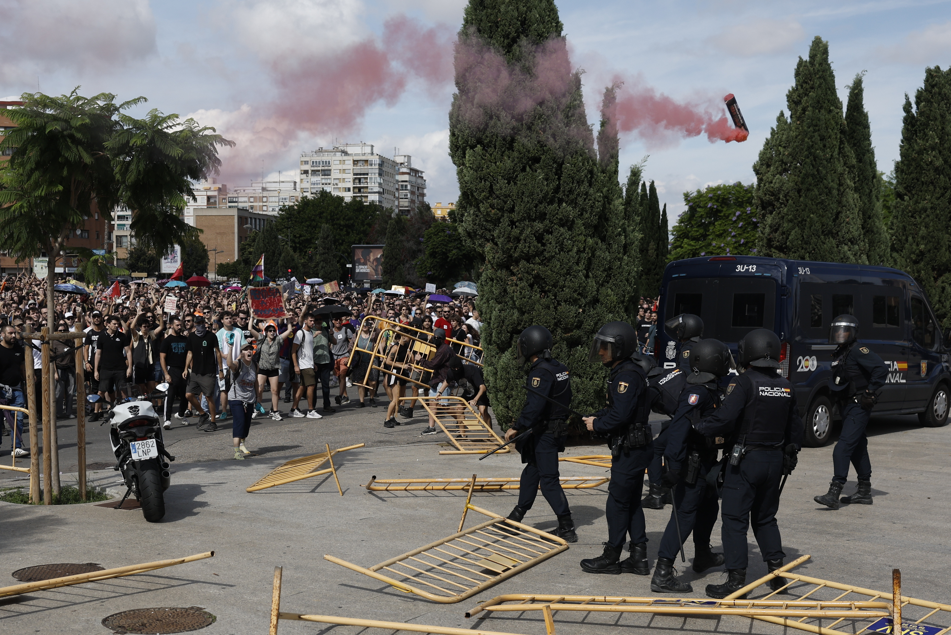 Libertad provisional sin cargos para los cinco detenidos en Valencia por los altercados en la manifestación por la vivienda