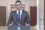 Así ha sido el discurso íntegro de Pedro Sánchez con el que ha convocado elecciones