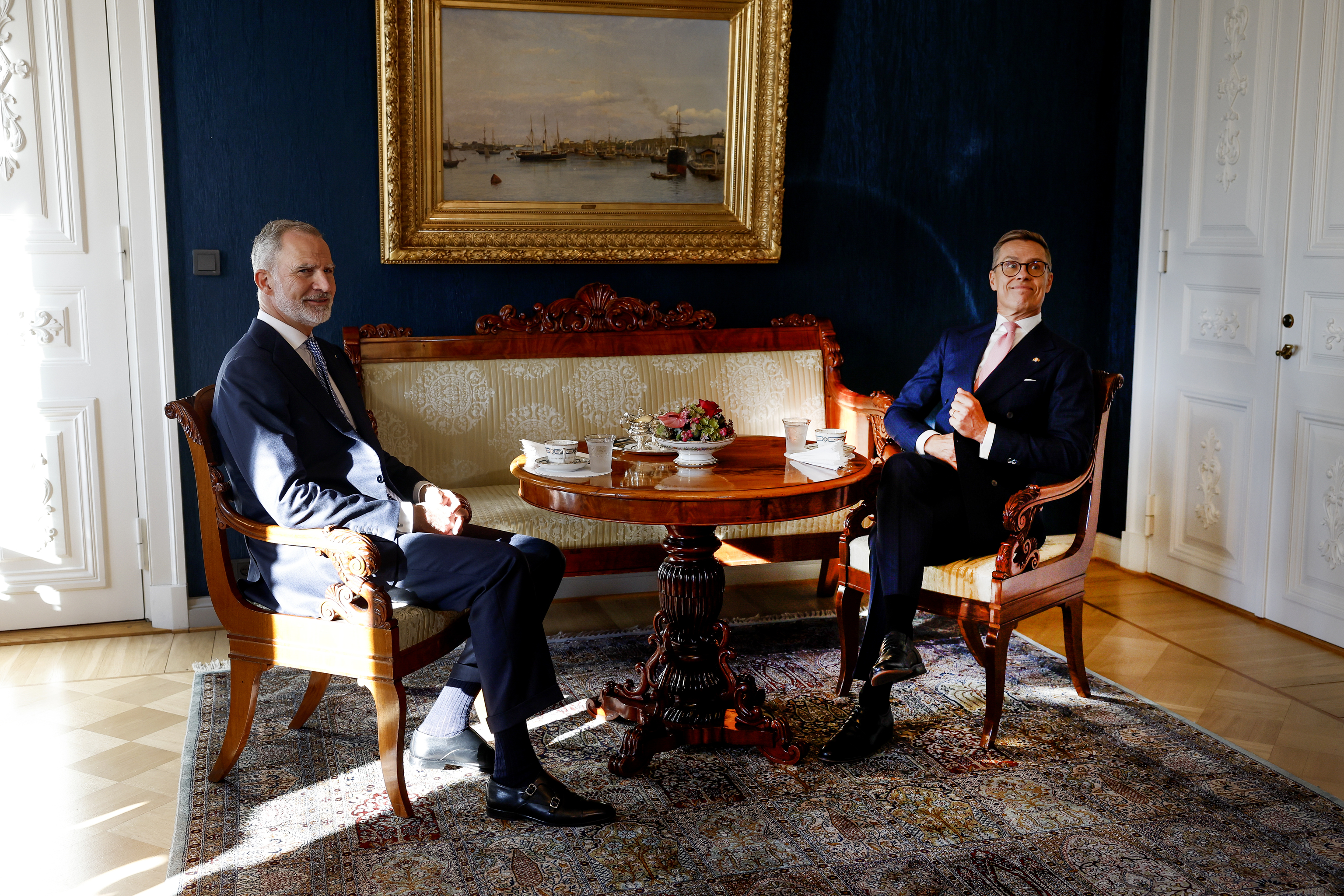 Stubb reconoce a Felipe VI que "la seguridad en el sur de España es igual de importante que en cualquier otra frontera"