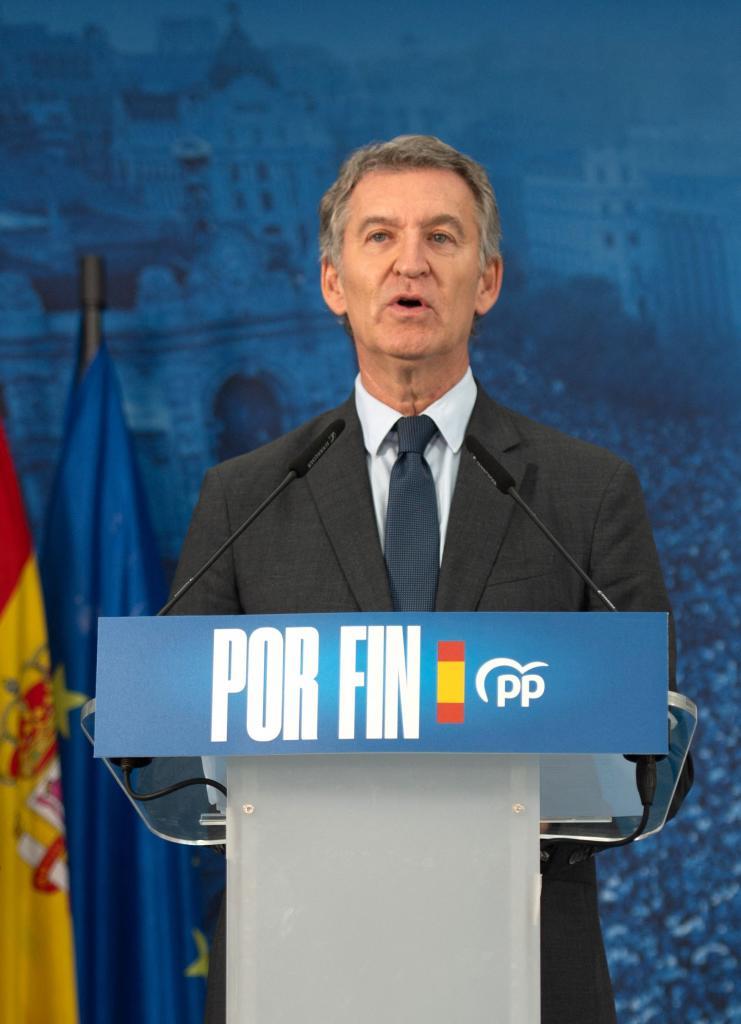 Feijóo, ante la Junta Directiva Nacional del PP: "Aquí no se celebra nada hasta que se cierre el último colegio electoral"