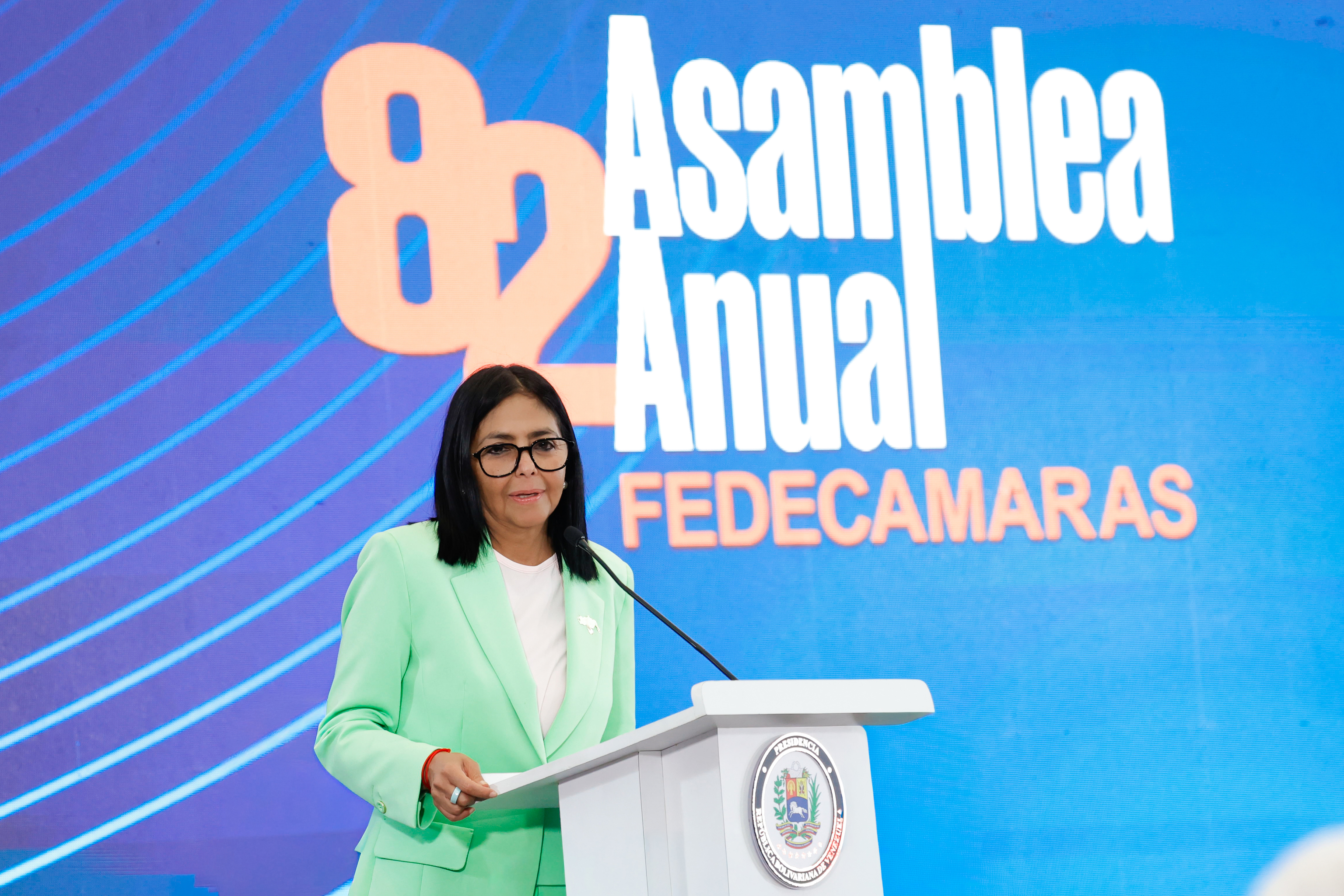Delcy Rodríguez aterriza en Roma para participar en el Foro Mundial de la FAO pese a las sanciones europeas