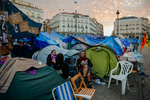 Madrid alerta del riesgo para los viajeros de Metro por la acampada de Sol y exige su desalojo
