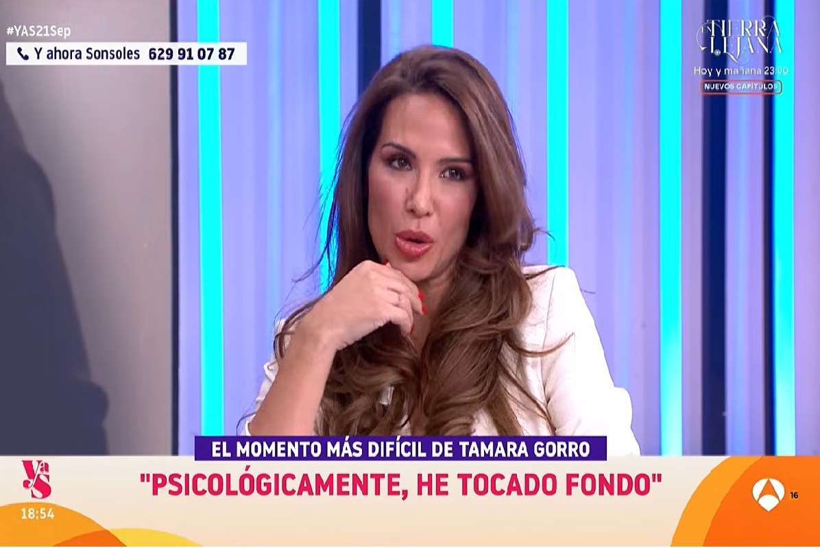 Tamara Gorro, trasladada al hospital tras desmayarse en pleno directo en Y ahora Sonsoles