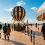 Kurios, lo último del Circo del Sol en el cielo... del Bernabéu