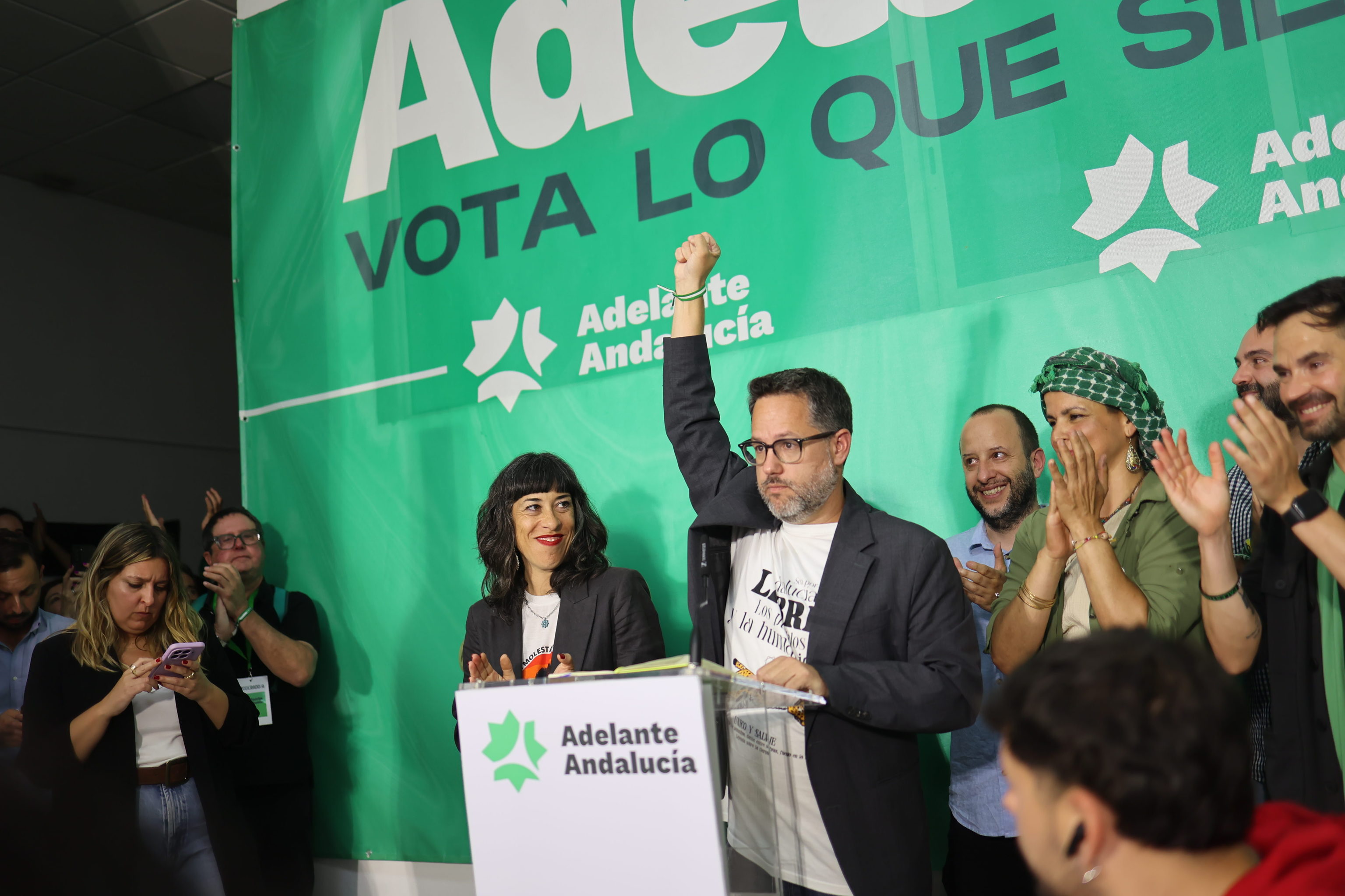 Los andalucistas presentan sus listas para las elecciones del 29-N ajenos al guirigay de la izquierda: "Estos no son políticos profesionales que van de un cargo a otro"