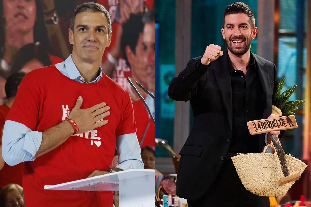 Pedro Sánchez da la sorpresa y acudirá este jueves a La Revuelta de David Broncano