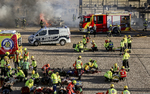 Madrid pone a prueba sus emergencias con un gran simulacro en Cuatro Vientos