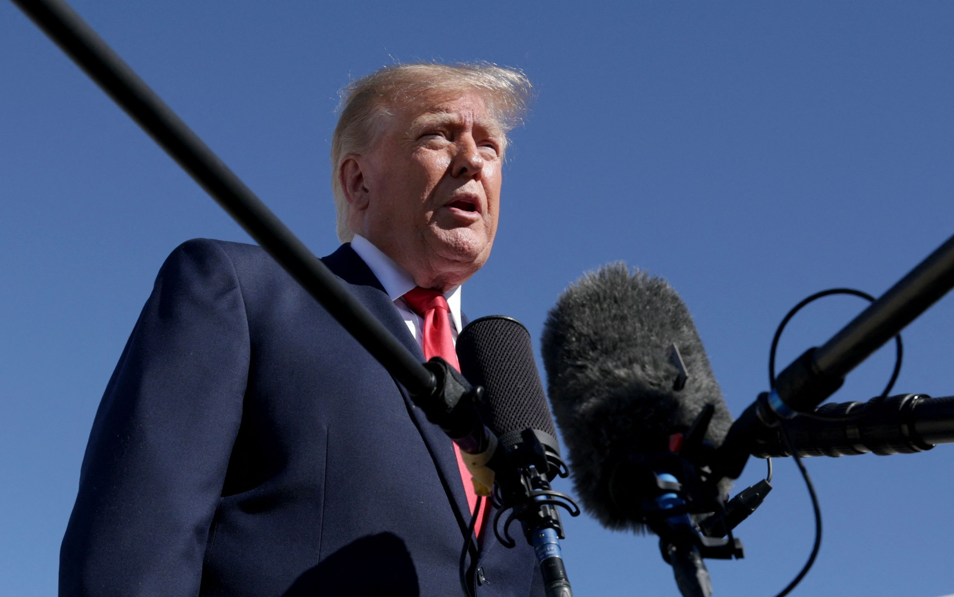 Trump tras el regreso de María Corina Machado a Venezuela: "Espero que esté a salvo"