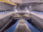 Las obras de renovación del metro de Santiago Bernabéu alcanzan el 70% de su ejecución