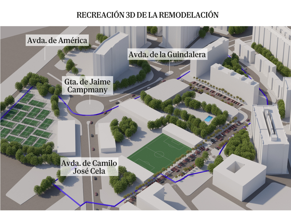 El plan para la trama más codiciada de Madrid: pisos con precios ‘razonables’ y la primera piscina pública del barrio de Salamanca